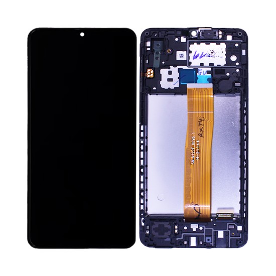 Touch+Display+Frame Samsung Galaxy A02/A022 Service Pack Preto